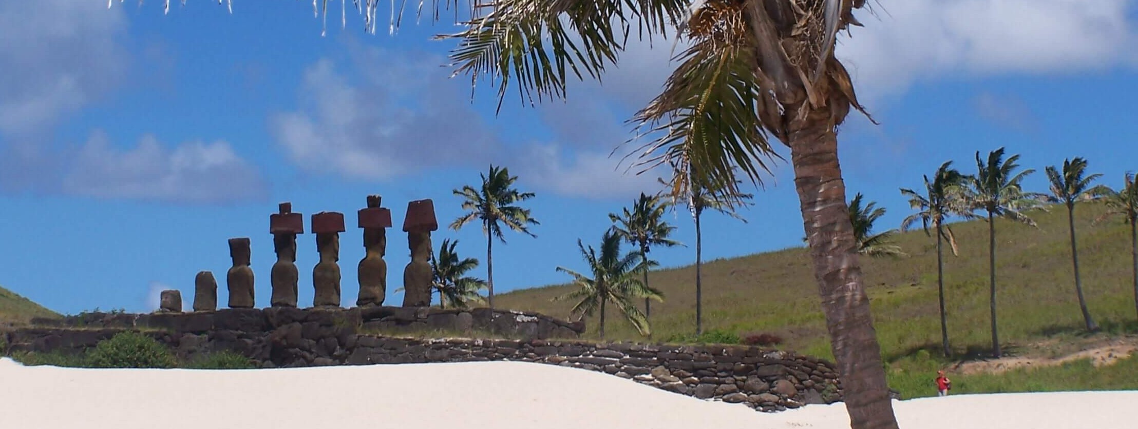 Playa de Anakena en Rapa Nui